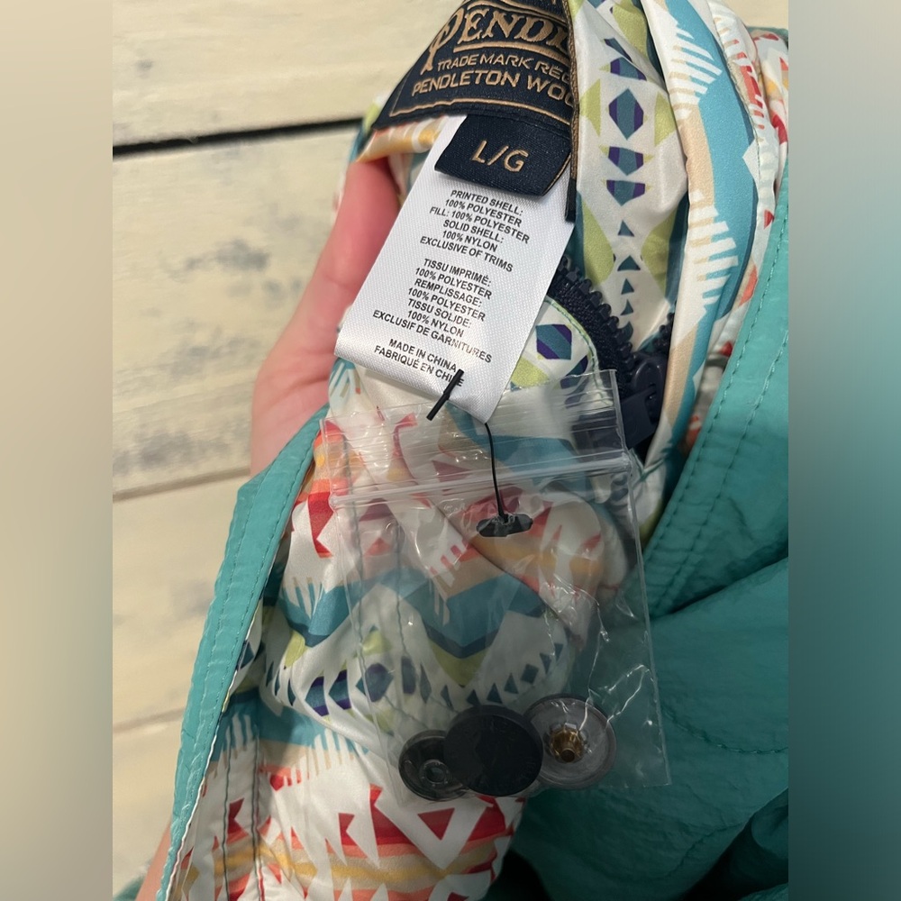 NWT Pendleton Reversible Jacket Aztec Lightweight… - image 6